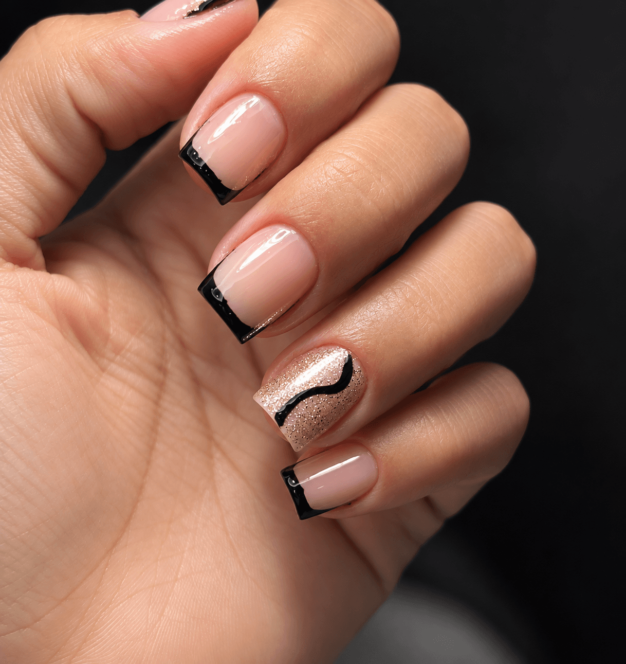 Trabalho feito pela manicure